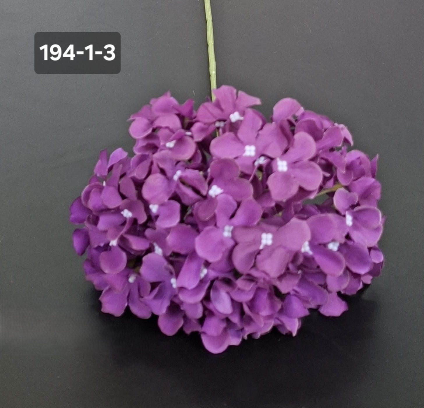 Fir Hortensie artificială mov intens - 70cm